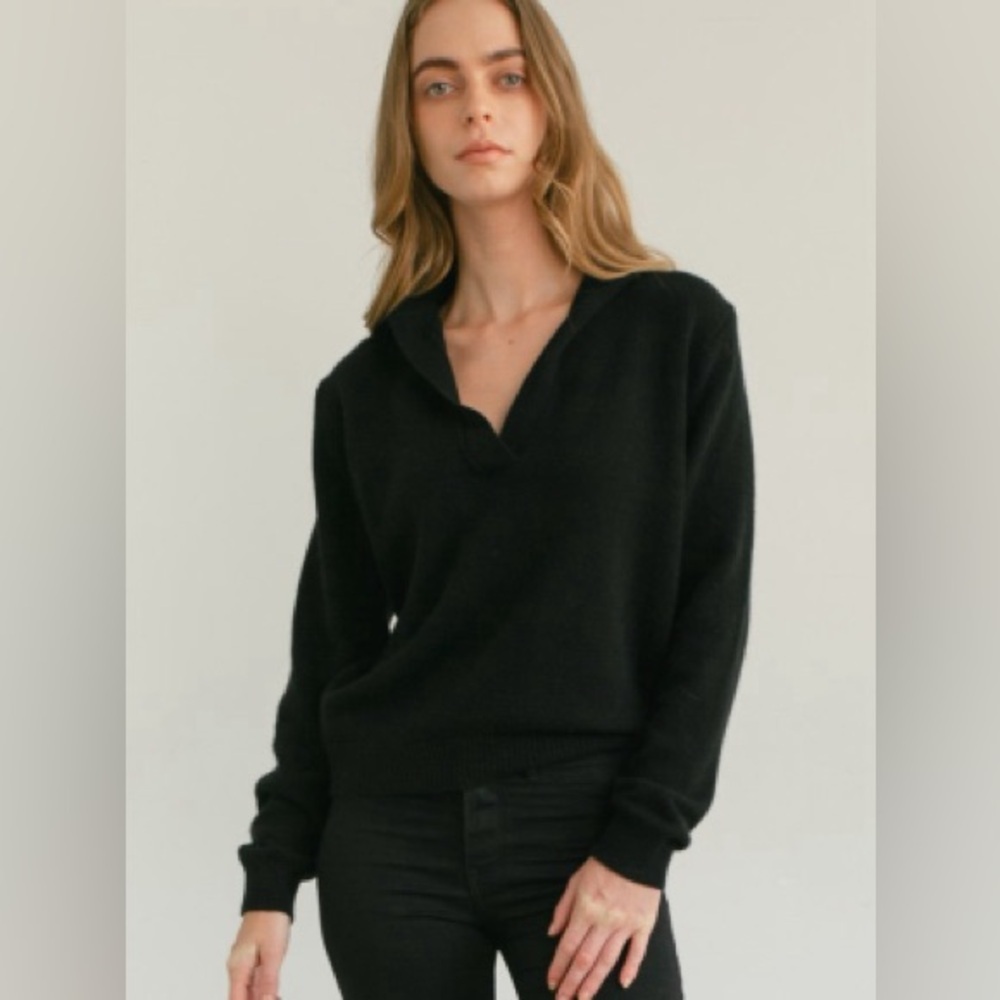 Almina concept pool wool v neck sweater